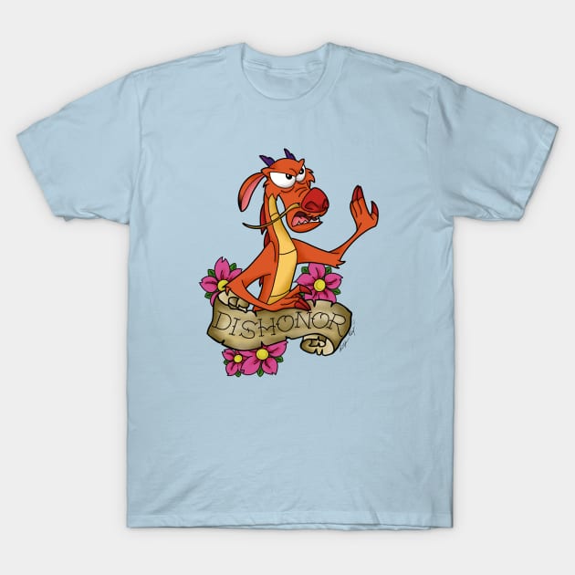 Mushu T-Shirt by Kitopher Designs